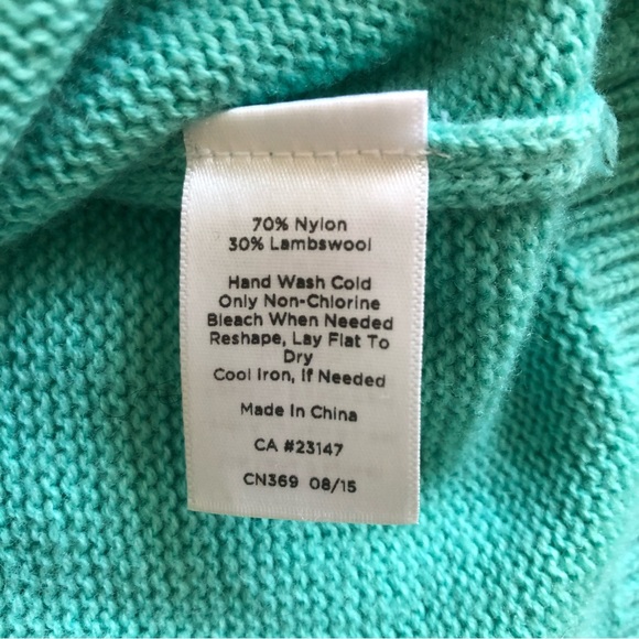 Talbots Crew Neck Lambswool Sweater - Picture 5 of 5